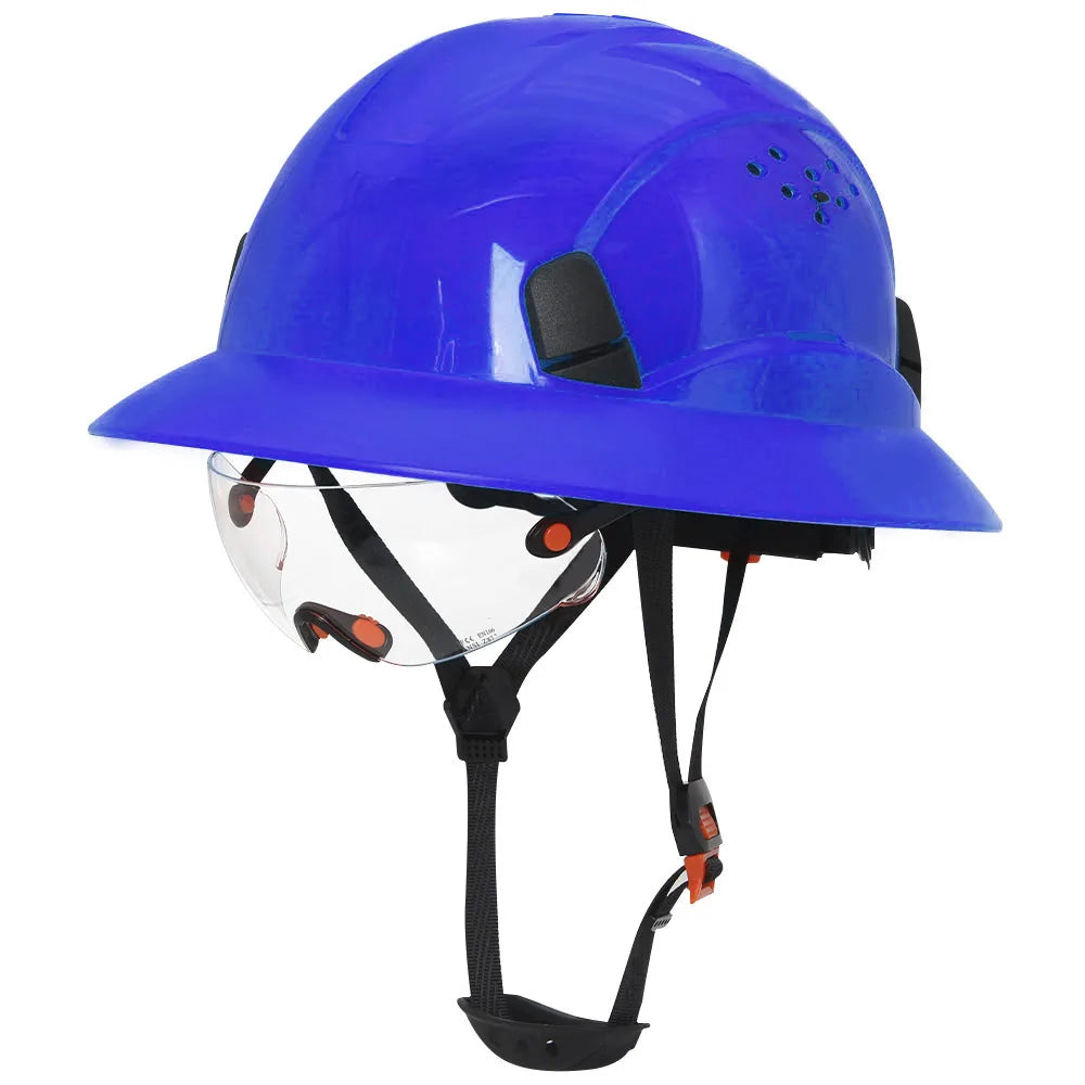 Capacete de Segurança com Aba Total – Proteção Completa para Quem Enfrenta Qualquer Clima