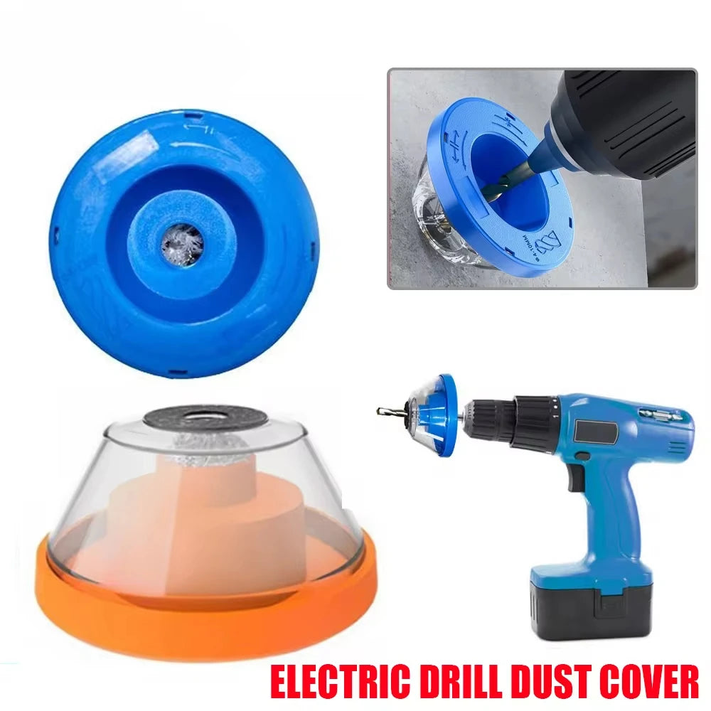 Electric Drill Dust Cover – Coletor de Poeira para Furadeira e Martelete | Proteção Contra Poeira e Resíduos
