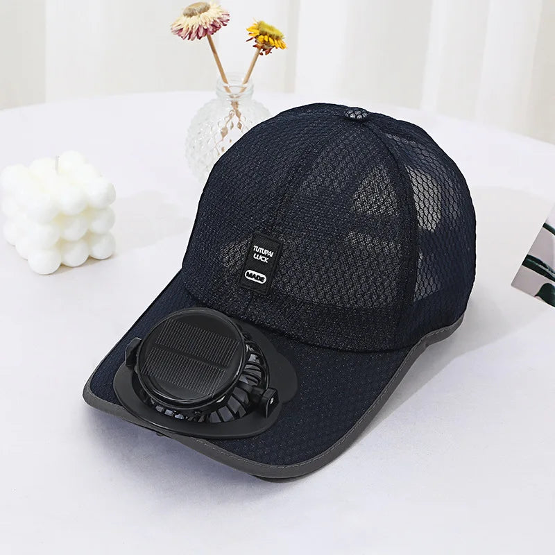 Boné com Ventilador Integrado – Refresque-se com Estilo e Proteção Solar!