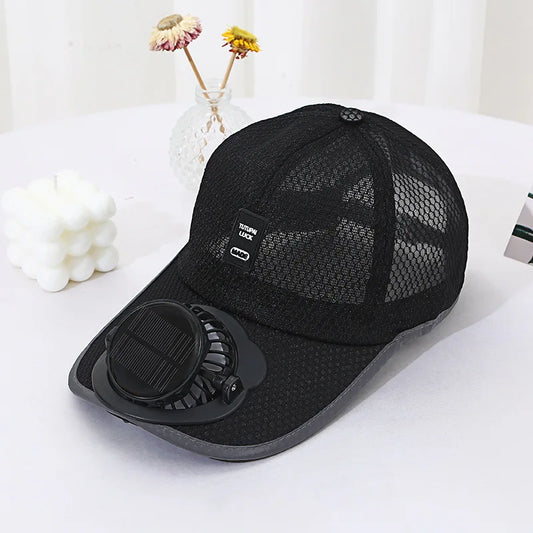 Boné com Ventilador Integrado – Refresque-se com Estilo e Proteção Solar!