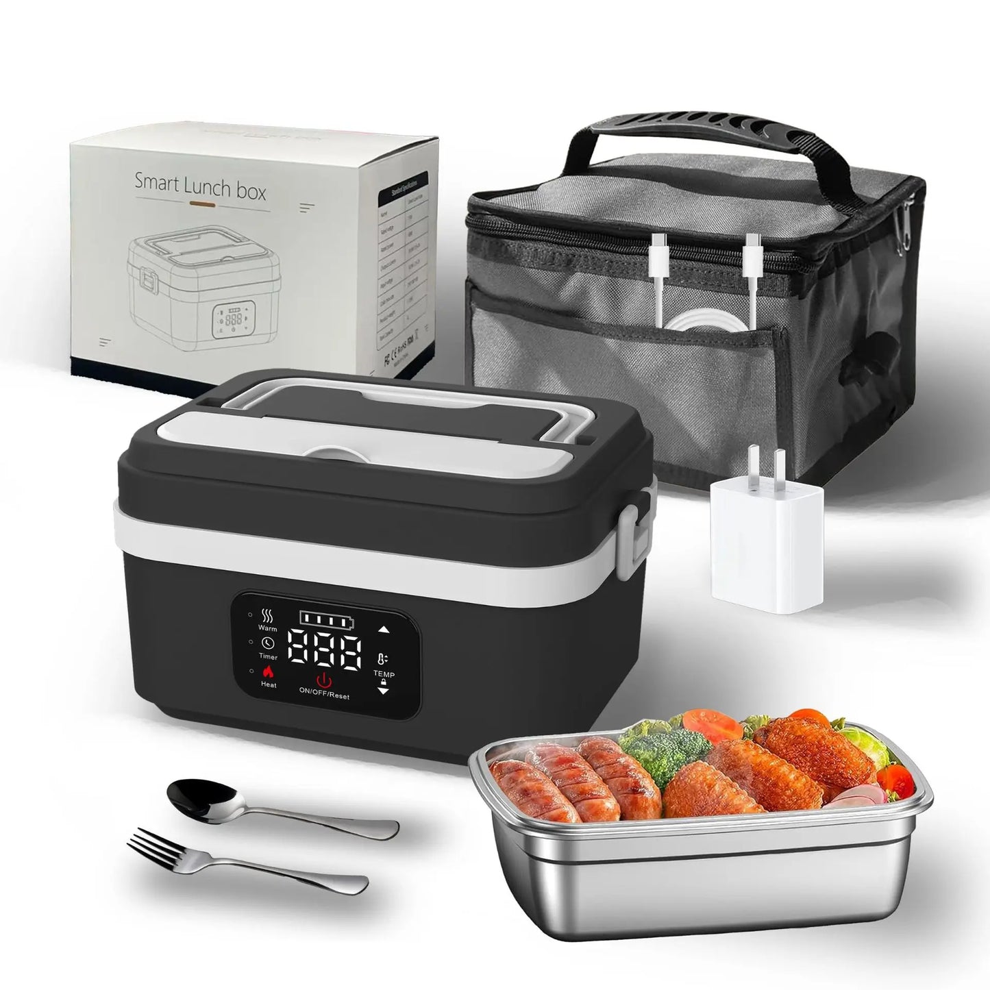 Lunch Box Elétrica Portátil 8000mAh