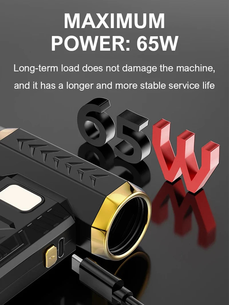 Mini Aspirador e Soprador Portátil MIJIA – 10000mAh | Potência Turbo