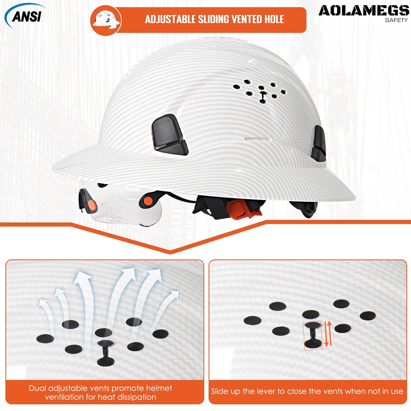 Capacete de Segurança com Aba Total – Proteção Completa para Quem Enfrenta Qualquer Clima