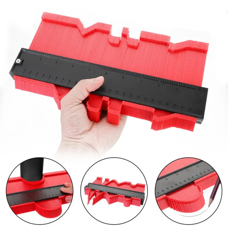 Profile Duplication Gauge Shape Gauge Duplicator Plastic Contour Copy Duplicator Magic Measuring Tool For Woodworking Tool