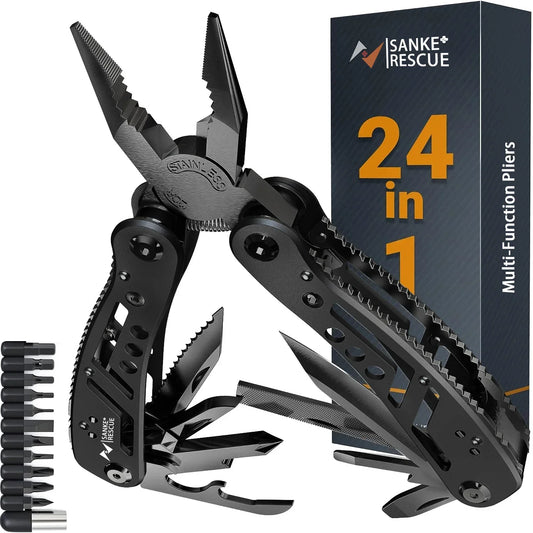 24 in 1 Multifunctional Universal Diagonal Pliers Hardware Wire Cutters Professional Anti Slip Durable Repair Tools