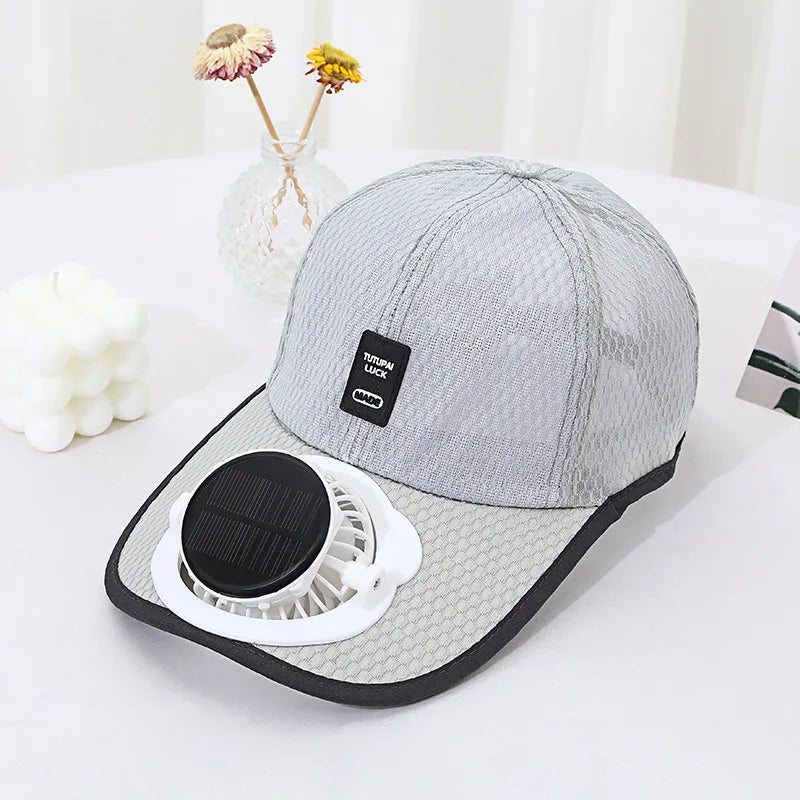 Boné com Ventilador Integrado – Refresque-se com Estilo e Proteção Solar!