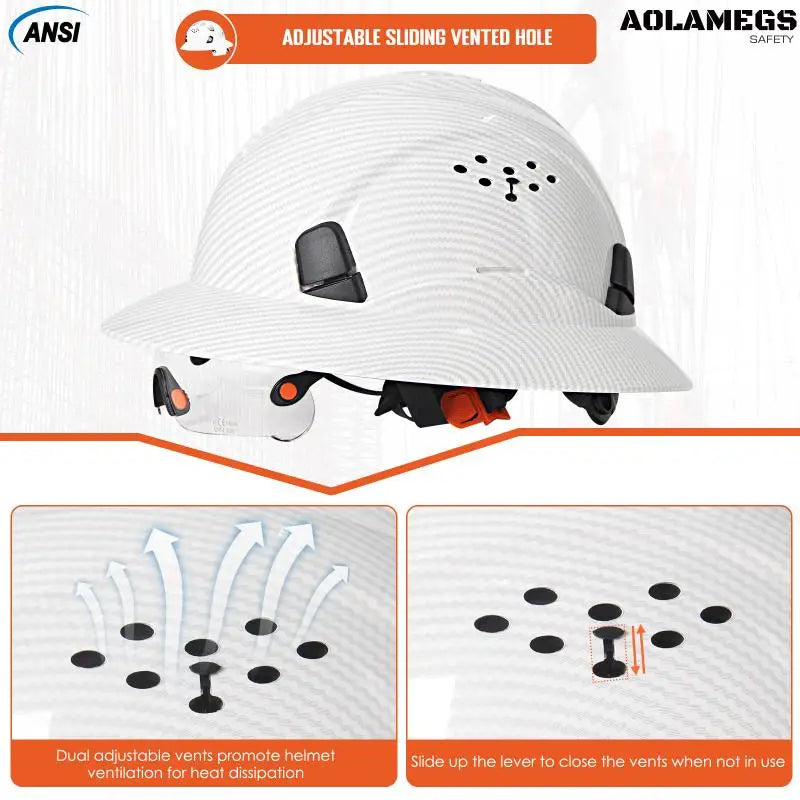Capacete de Segurança com Aba Total – Proteção Completa para Quem Enfrenta Qualquer Clima