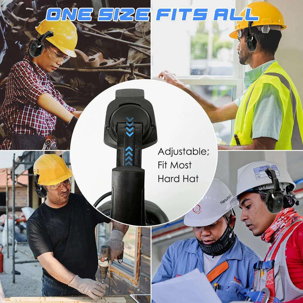 Protetor Auricular com Fone de Ouvido Bluetooth Aolamegs — Proteção e Música em Um Só Produto!