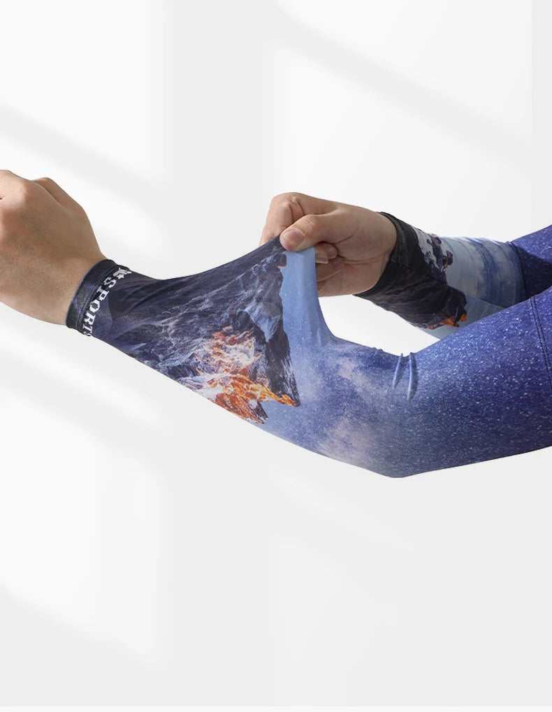 Mangas Protetoras Anti-UV para Ciclismo, Direção e Esportes – Respirável, Confortável e Estilosa!