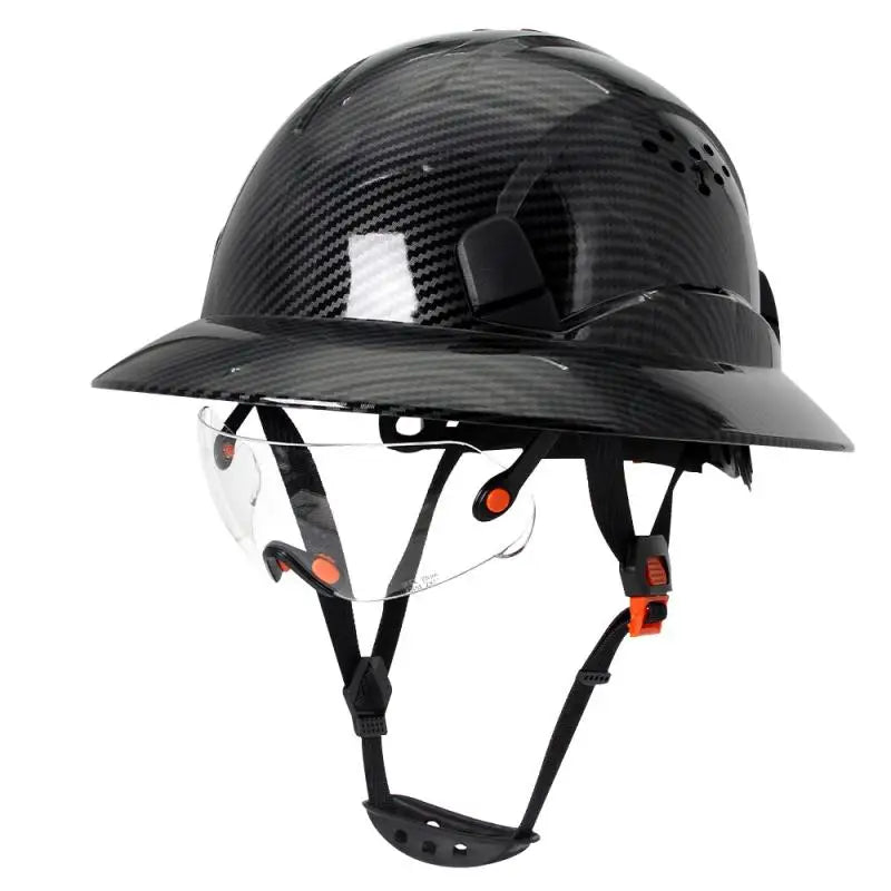 Capacete de Segurança com Aba Total – Proteção Completa para Quem Enfrenta Qualquer Clima