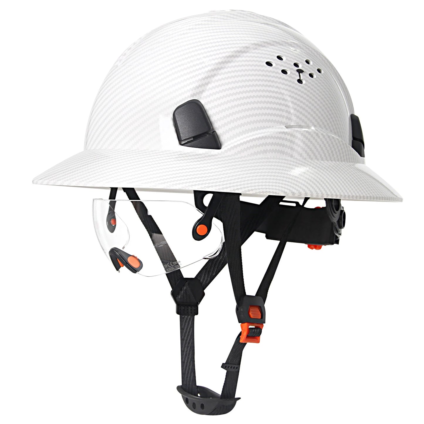 Capacete de Segurança com Aba Total – Proteção Completa para Quem Enfrenta Qualquer Clima
