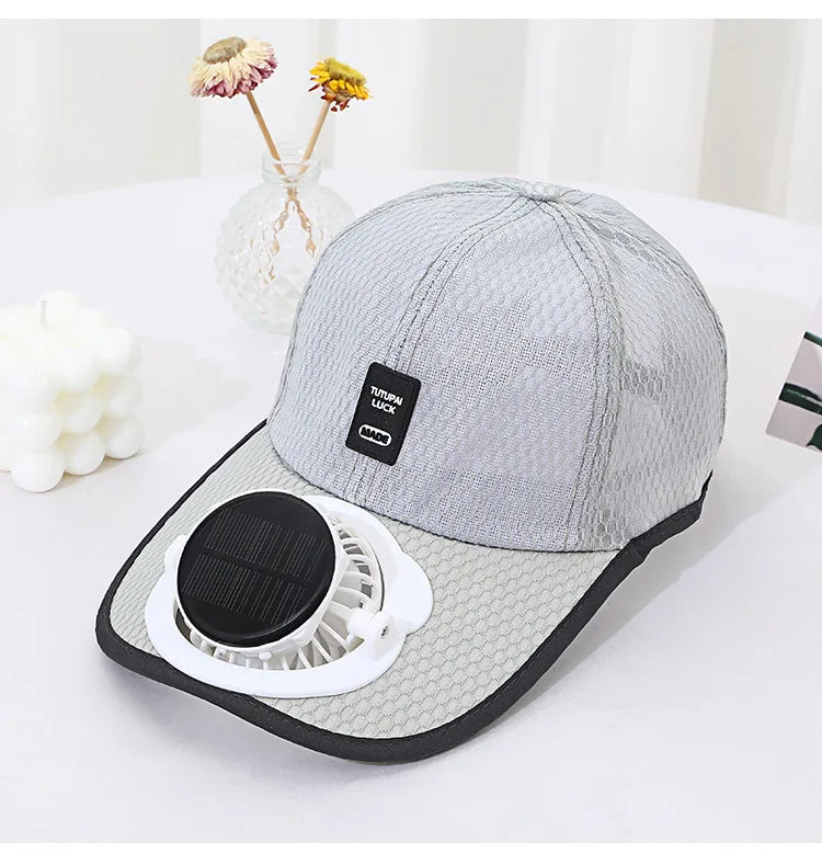 Boné com Ventilador Integrado – Refresque-se com Estilo e Proteção Solar!