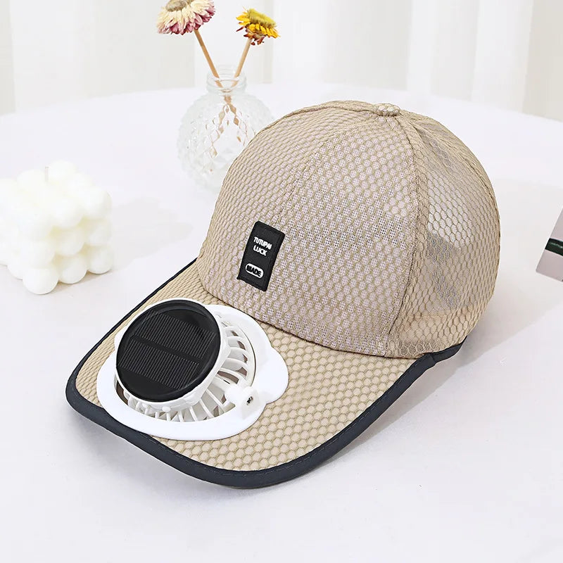 Boné com Ventilador Integrado – Refresque-se com Estilo e Proteção Solar!