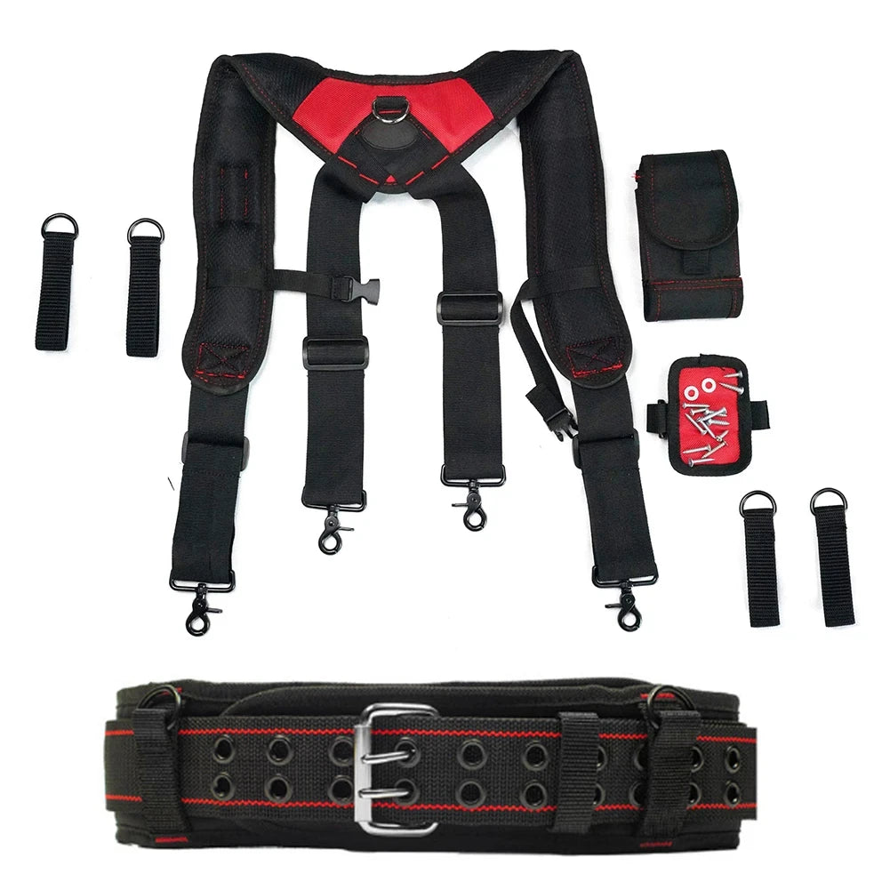 Cinta Suspensora com Munhequeira Magnética – Conforto, Suporte e Praticidade para Profissionais de Verdade!
