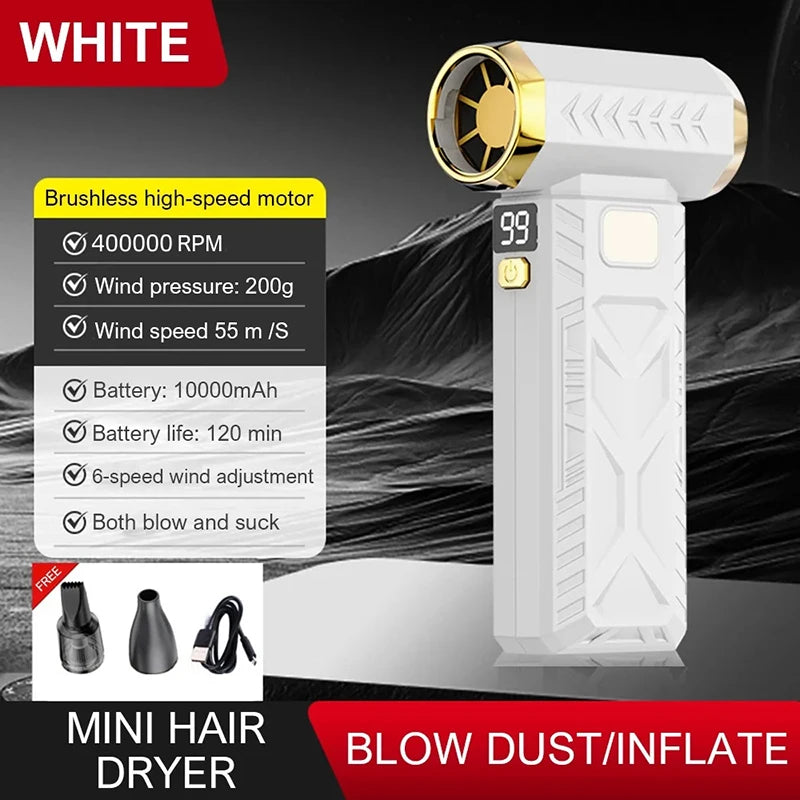 Mini Aspirador e Soprador Portátil MIJIA – 10000mAh | Potência Turbo