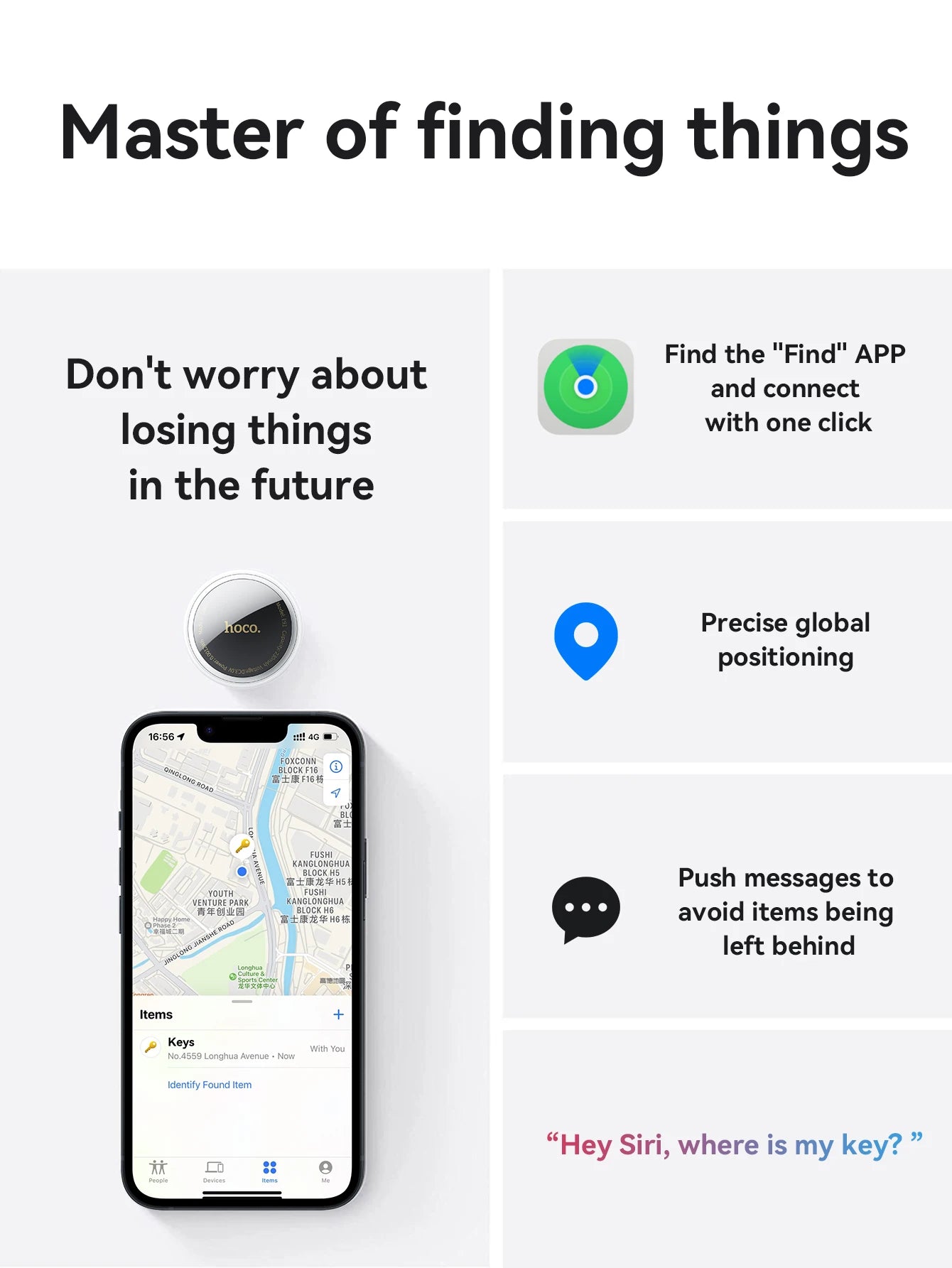 E91 Airtag Bluetooth GPS Smart Tracker