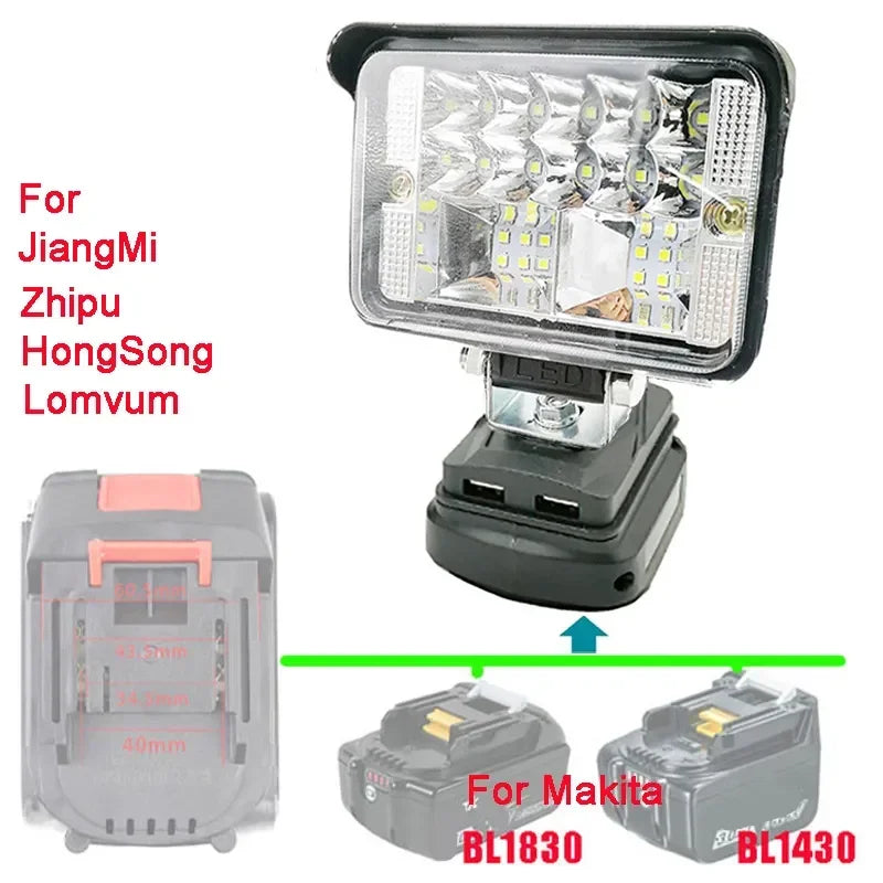Luminária Portátil LED Recarregável para Trabalho – Potência e Praticidade em Qualquer Lugar
