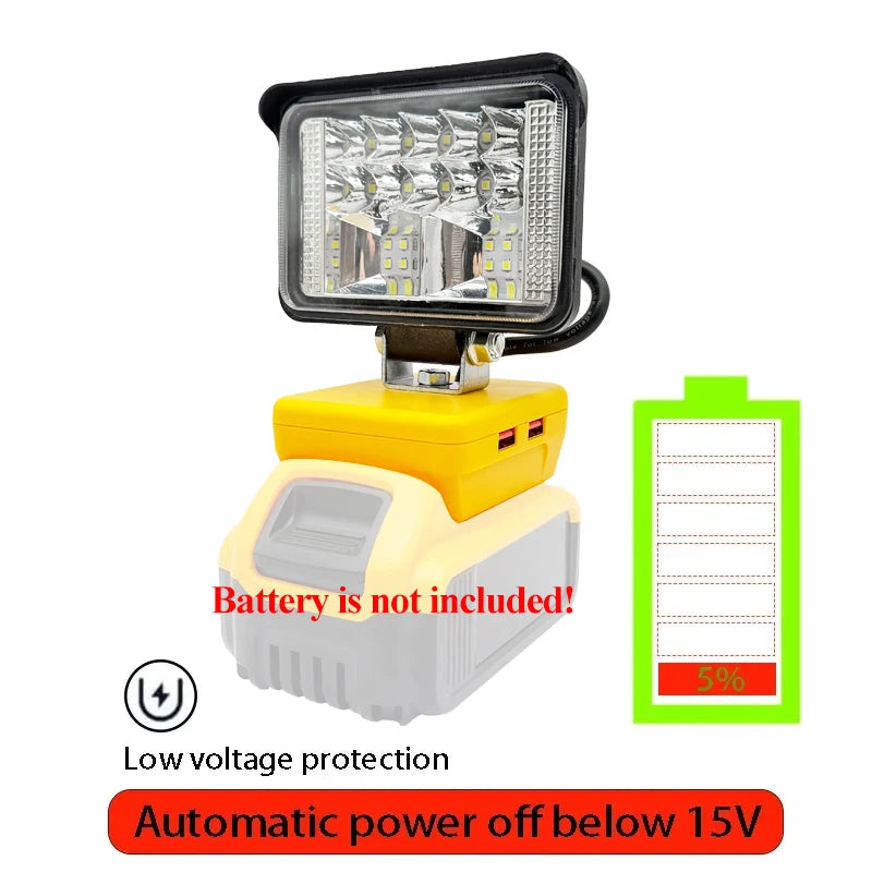 Luminária Portátil LED Recarregável para Trabalho – Potência e Praticidade em Qualquer Lugar