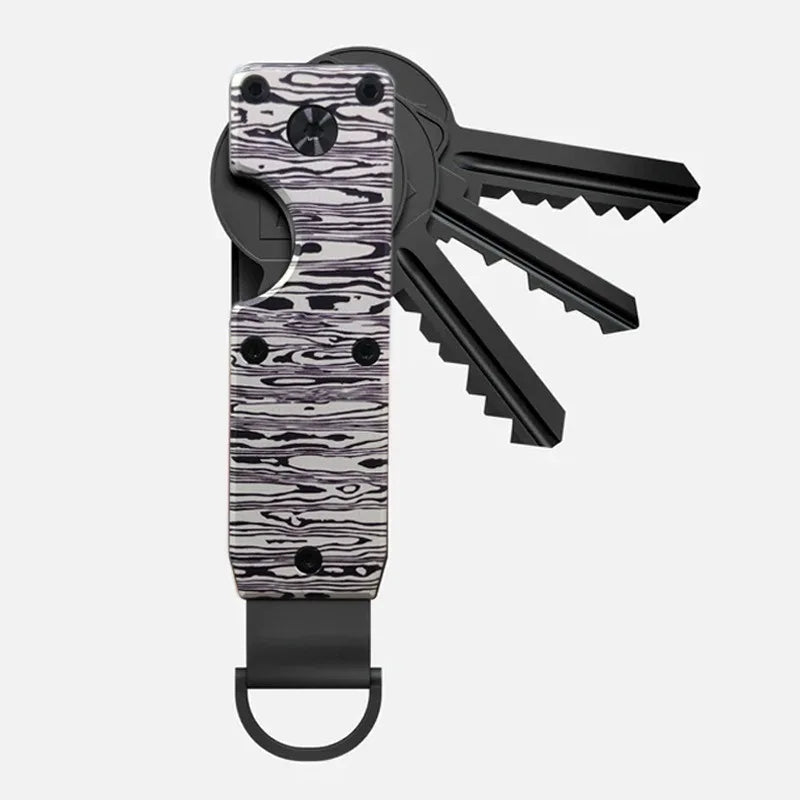 Porta-Chaves Compacto Minimalista – Organizador de 1 a 5 Chaves