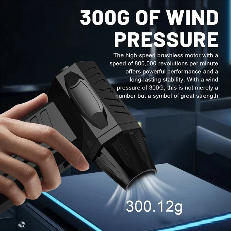 Xiaomi Super Violent Fan — Soprador Turbo Brushless 800.000 RPM com Bateria 10.000mAh