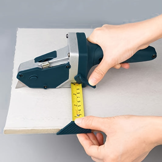 Kit Profissional Cortador Multi‑Material – Drywall Cutter com Trena 5 m, Alumínio + TPR e Lâminas para DIY e Profissionais